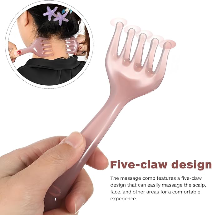 Head Scalp Massager,Gua Sha Five Claw Massage Tool Deep Relaxation and Stress Reduction