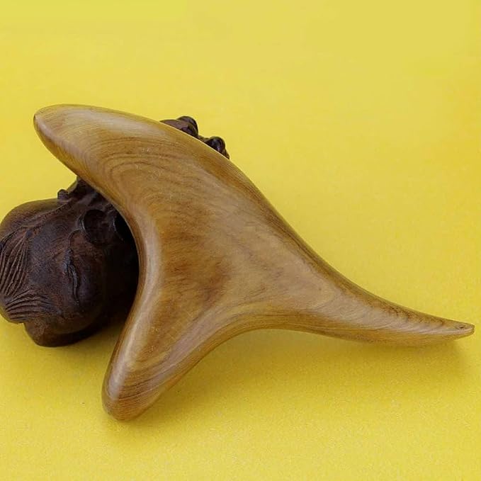 Broman Reflexology Tools, Wood Therapy Massage Tools, Widely Used as Head Neck Hand Waist Calf Leg Foot Massager, Small Tool but High Usefulness – Triangle Massager