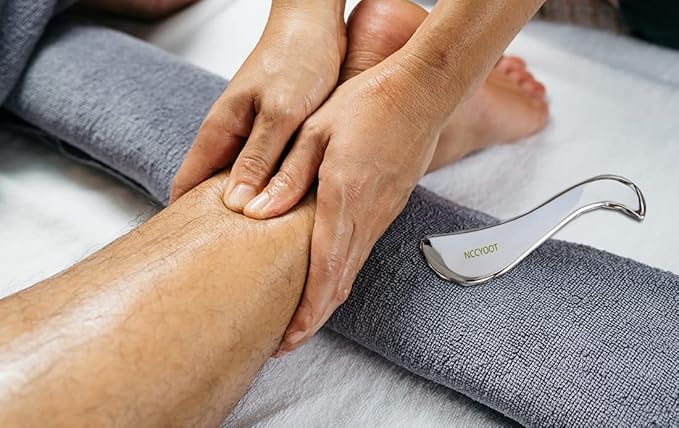 gua sha Tool gua sha Stainless Steel iastm Tool Gussha Massage Tool Muscle Scraping Tool for Soft Tissue Therapy and Reduce Arms,Back, Legs, Neck,Shoulder Muscle Pain(ms)…