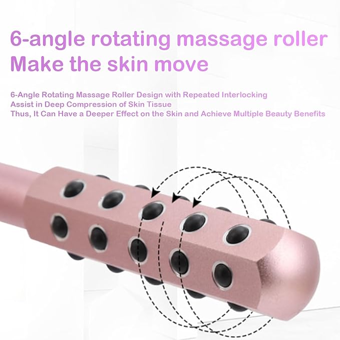 Ice Roller for Face, Germanium Stone Faceroller for Up Lifting and Skin Care, Beauty Sculptor Roller, Uplifting Face Massager Roller, Instant Results