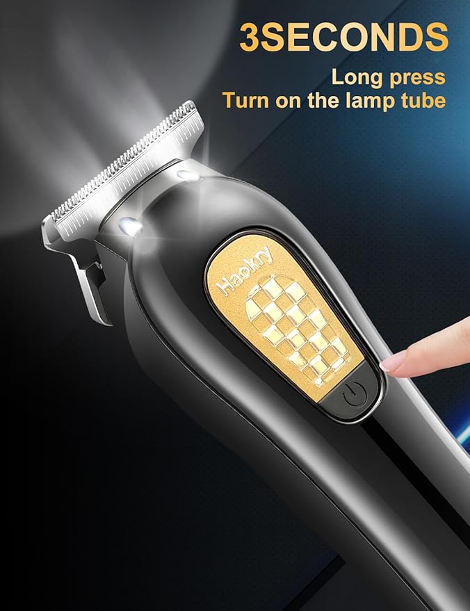 Hair Clippers & Trimmer for Men,Professional Barber Clippers and Trimmers Set,Mens Cordless Hair Clipper for Barbers Haircut Kit,Beard Trimmer,Rechargeable Electric Shaver