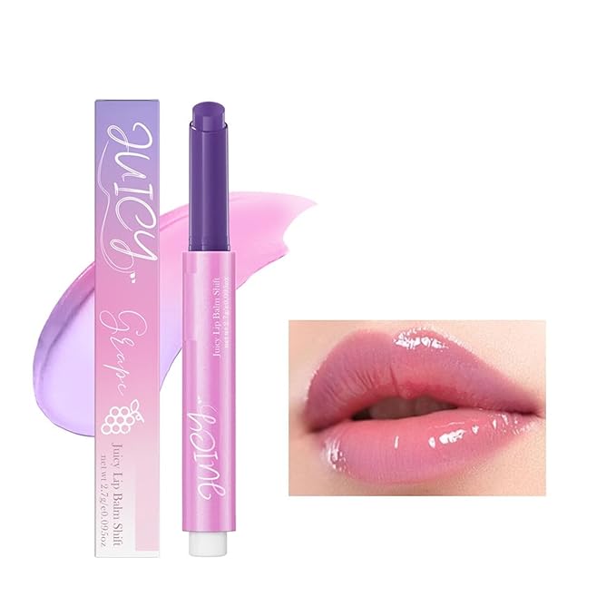 MAEPEOR Tinted Lip Balm 6 Colors Grape)