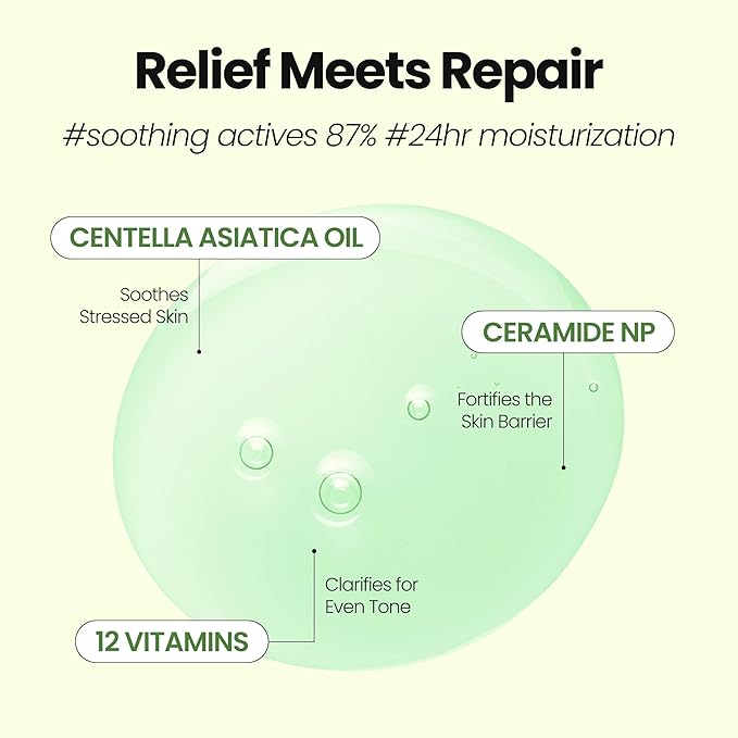 [K-Beauty] Cica Biome Oil to Foam - All-in-One Korean Face Wash OilBased Foaming Facial Cleanser - Deeply Hydrating & Moisturizing Makeup Deep Cleansing Oil for Sensitive Skin (3.88 fl oz)