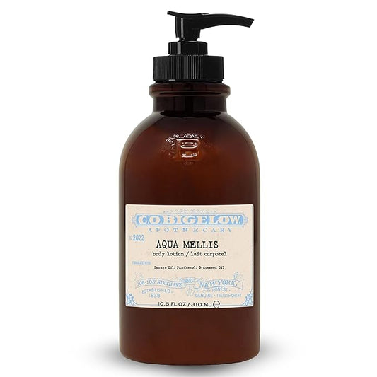C.O. Bigelow Aqua Mellis Body Lotion, Iconic Collection Moisturizing Body Lotion with Shea Butter, Borage Oil & Grapeseed Oil, 10.5 Fl Oz