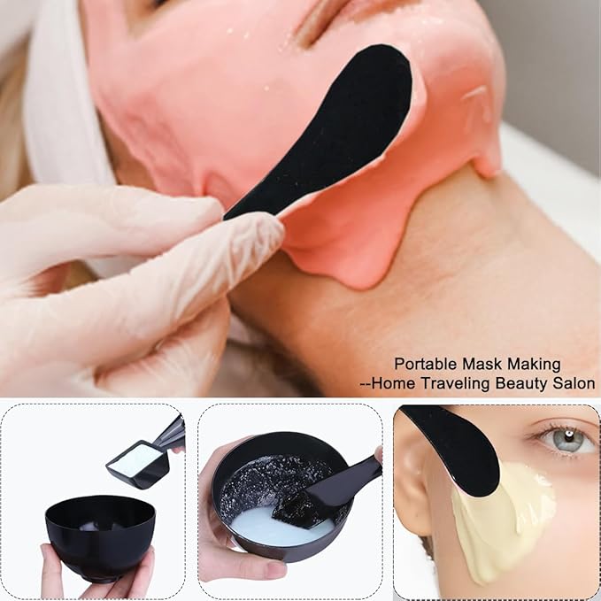 10 Pack Plastic Facial Mask Mixing Bowl, Mud Mask Mixing Bowl DIY Skin Care Mixing Tool Kit with Spatula - Cosmetic Beauty Tool for Home Salon