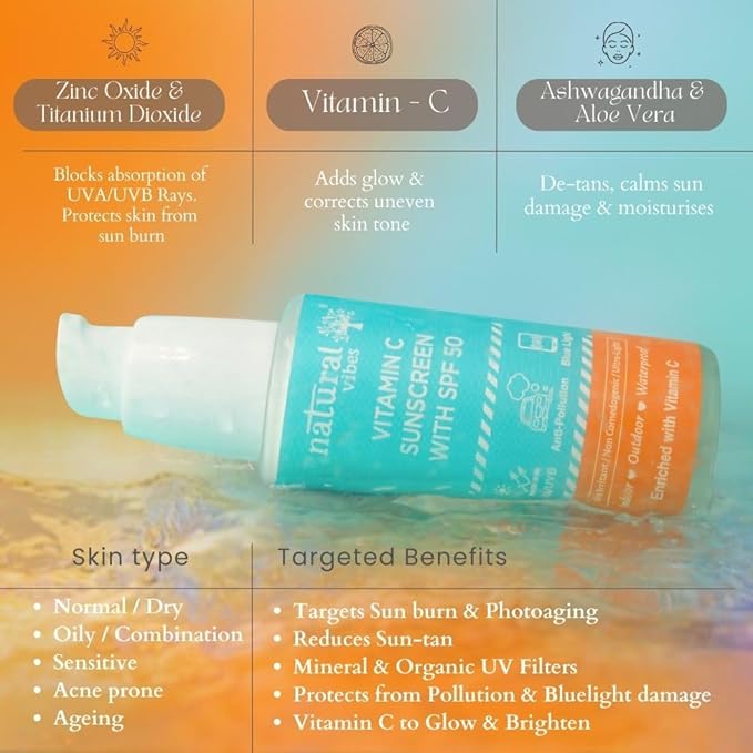 Natural Vibes Vitamin C Sunscreen