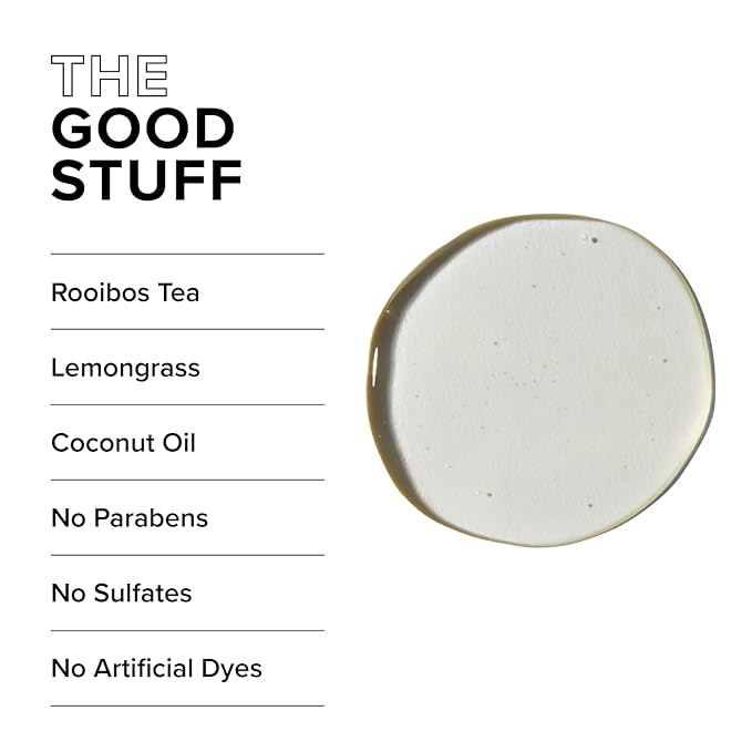 Blind Barber Lemongrass Tea Body Wash for Men - Sulfate-Free Body Soap with Lemongrass Scent - Leaves Skin Clean & Hydrated - Paraben-Free & Cruelty-Free, No Artificial Dyes (12 Fl oz)