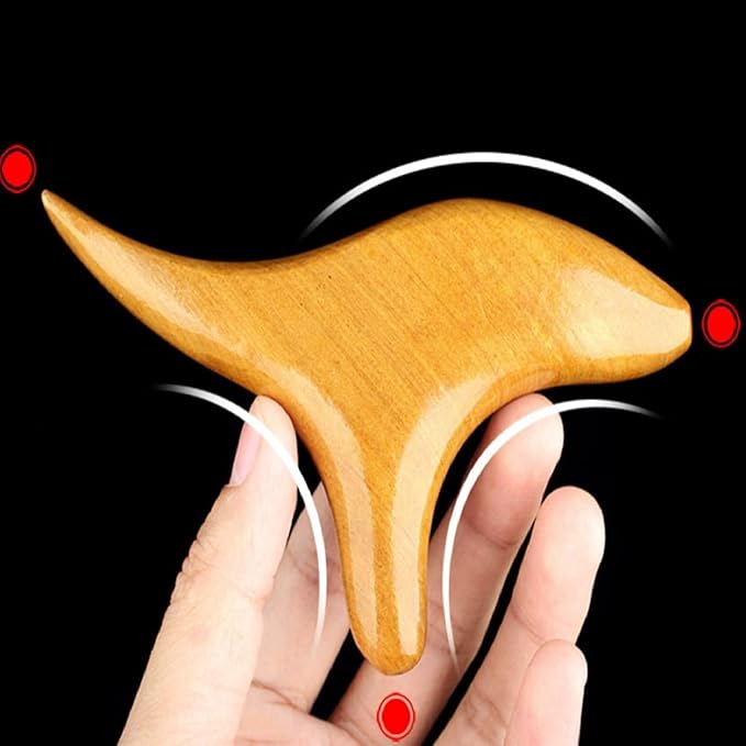 Broman Reflexology Tools, Wood Therapy Massage Tools, Widely Used as Head Neck Hand Waist Calf Leg Foot Massager, Small Tool but High Usefulness – Triangle Massager