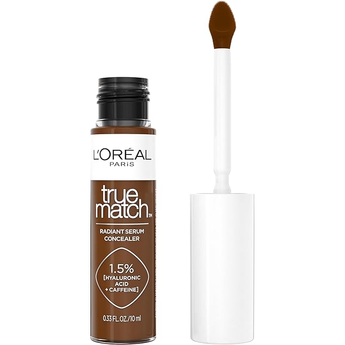 L’Oréal Paris True Match Radiant Serum Concealer, Brightening Caffeine, N11, 0.33 Oz