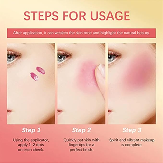 Liquid Blush Makeup, Soft Cream Liquid Blush Makeup Cosmetics (05#)