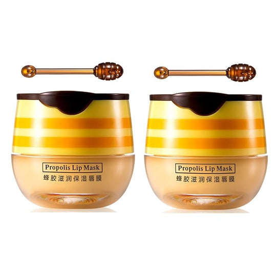 2 PCS Bee Lip Balm Honey Lines
