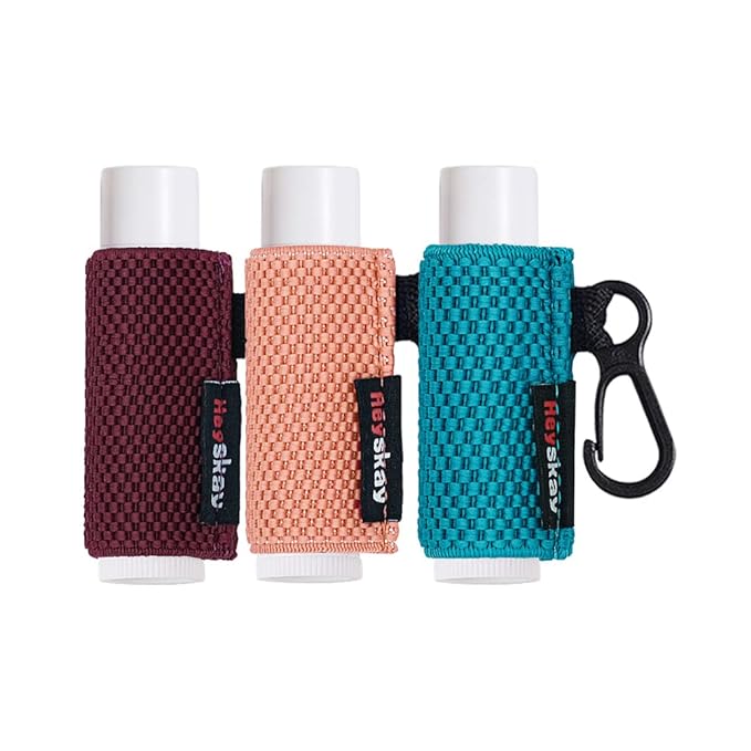 3PCS Lip Balm Holder Sleeves Chapstick