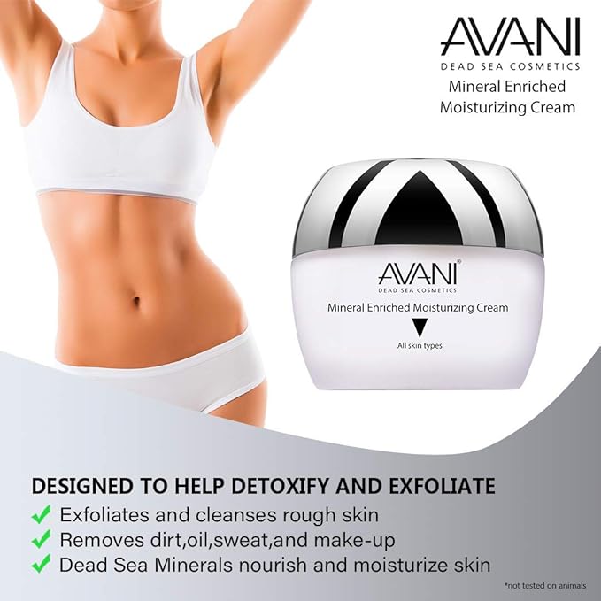 Avani Mineral Enriched Moisturizing Cream - For Normal to Dry Skin, 1.7 fl. oz.