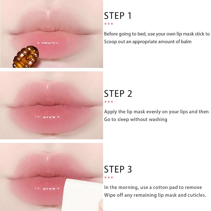 3 PCS Bee Lip Balm Honey Wrinkle