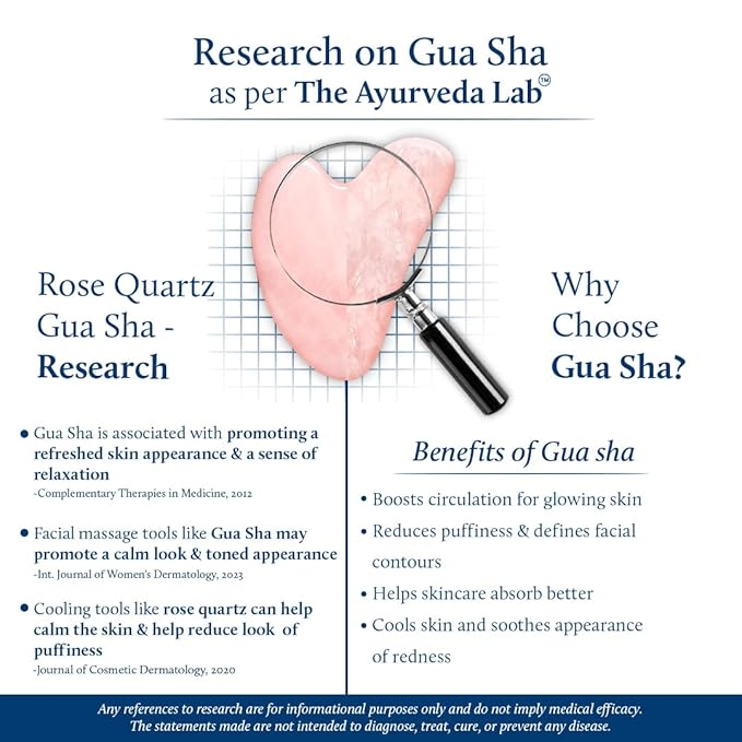 Blue Nectar Vitamin C Serum for Oily Skin & Dry Skin with Gua Sha | Plant-Based Face for Glowing Skin & Pigmentation | Hyaluronic Acid Serum for Women & Men (9 Herbs, 1 Fl Oz)