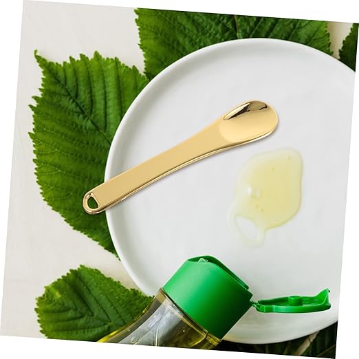 GLEAVI 3pcs Mini Cosmetic Spatulas Reusable Makeup Applicators for Creams Lotions Masks Skin-Friendly Face Spoons for Skincare Beauty Routine