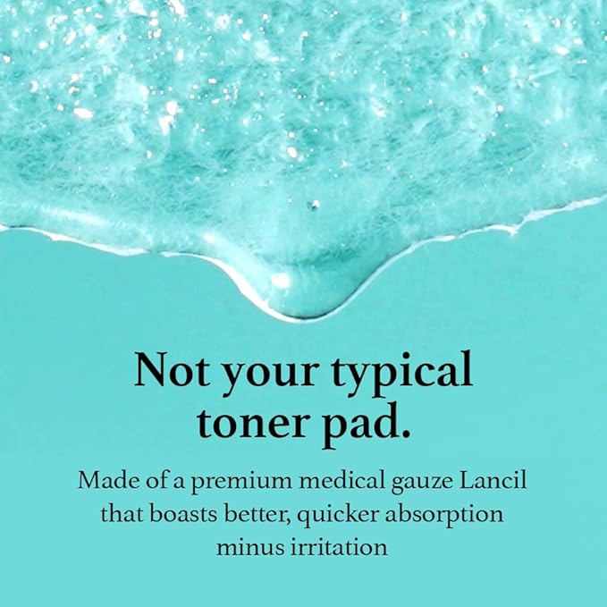 Ice Sorbet Toner Pads | Skin Prep Wipes for Puffiness, Under Eye Bags & Instant Face Lift | Gel Pads for Sunburn Relief & After Sun with 30% Glacier Water & Caffeine | Pack of 3 (180 Count)