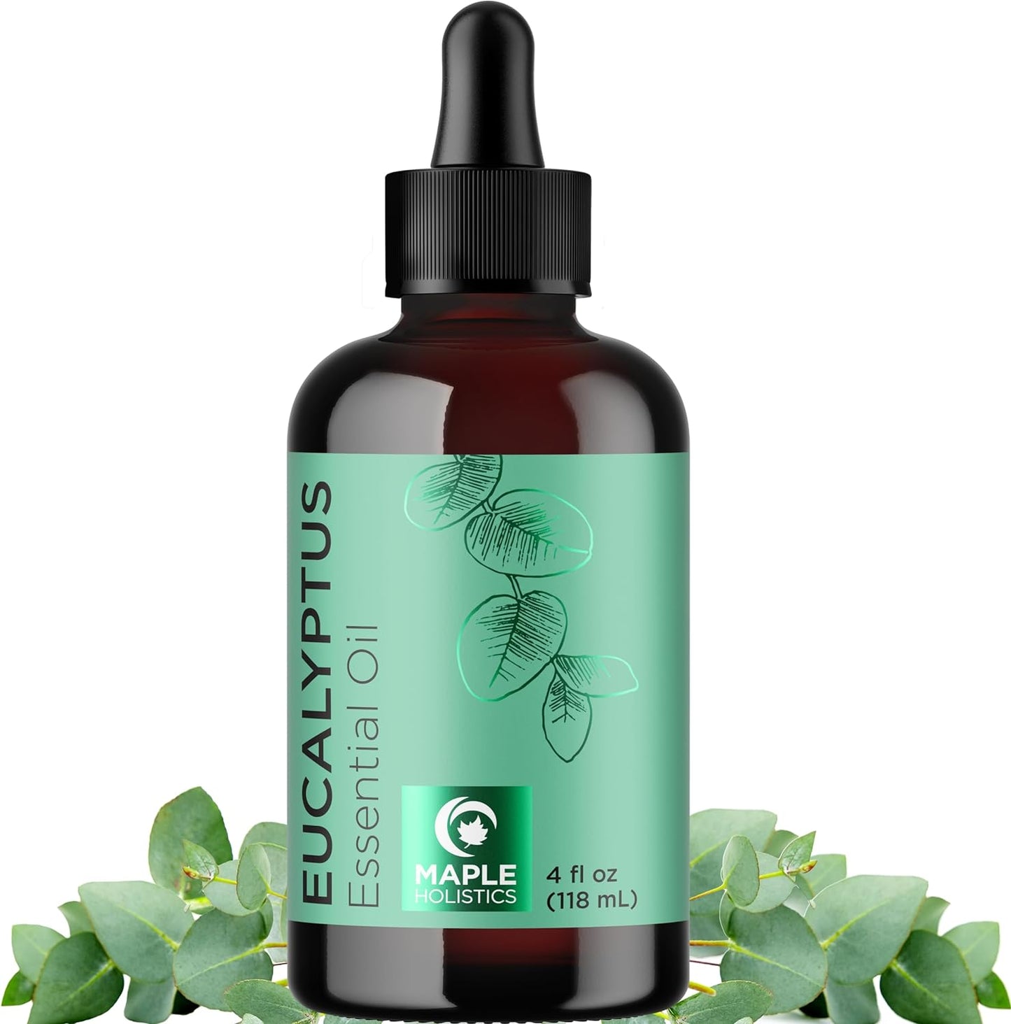 Pure Rosemary Essential Oil with Dropper - Undiluted Rosemary Oil for Hair Skin and Nails and Refreshing Aromatherapy Oil for Diffusers - Essential Oil for Cleansing Dry Scalp Care 4Oz