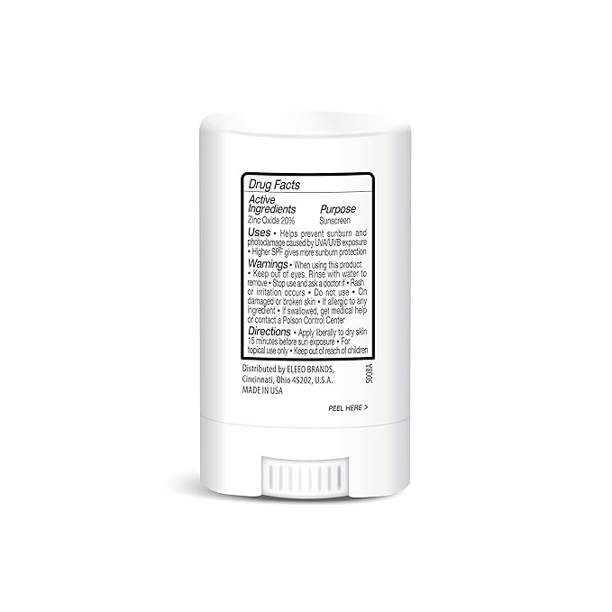 Baby Sunscreen Stick by Boogie, Mineral Sunscreen SPF 50, Travel Size Sunblock for Kids, FSA/HSA Eligible, Zinc Oxide, Water Resistant, Vegan, Fragrance Free, Pack of 2