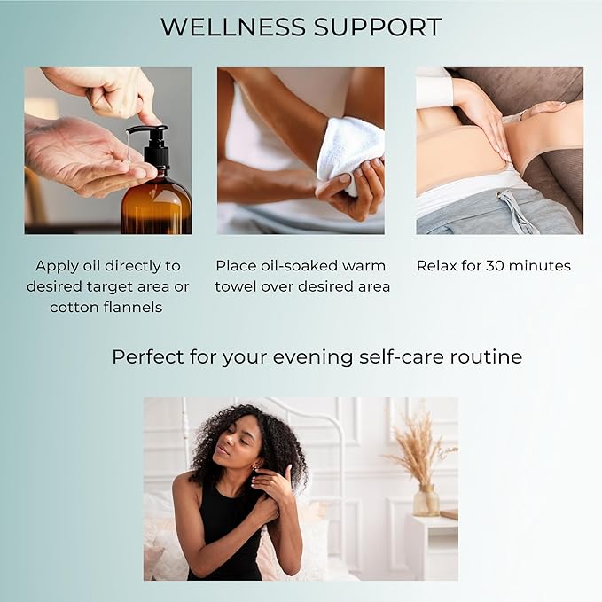 Niyavera 16oz Pure Castor Oil Organic Cold Pressed Unrefined, Hexane Free,Natural - Glass Bottle with Pump, USDA Certified, Golden Castor oil for Skin, Hair, Lashes, Nails & More