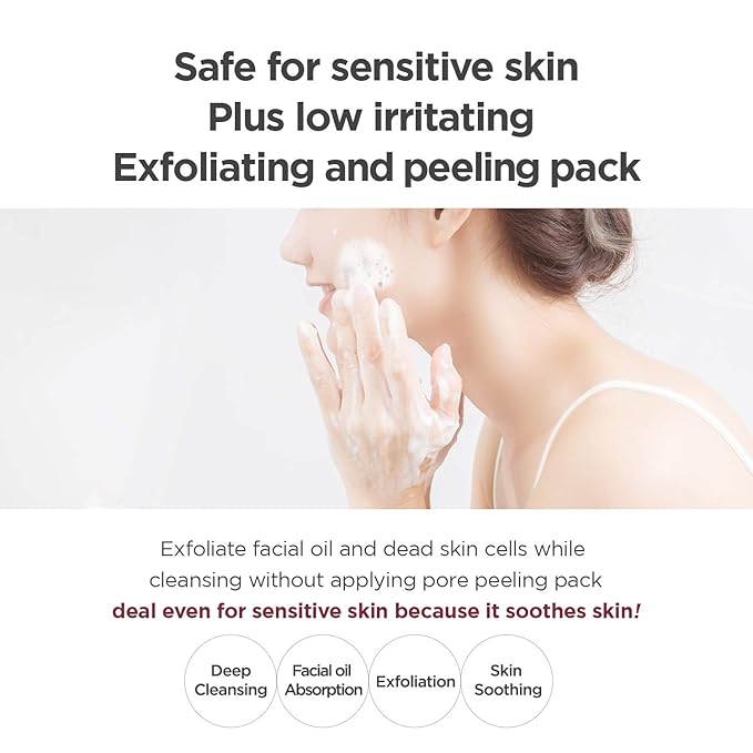 ma:nyo Vitamin C Soda Foam Cleanser | Deep Pore Cleansing Face Wash | Gentle and Non-Irritating | Korean Skincare for Men and Women, 5.0 fl oz (150ml)