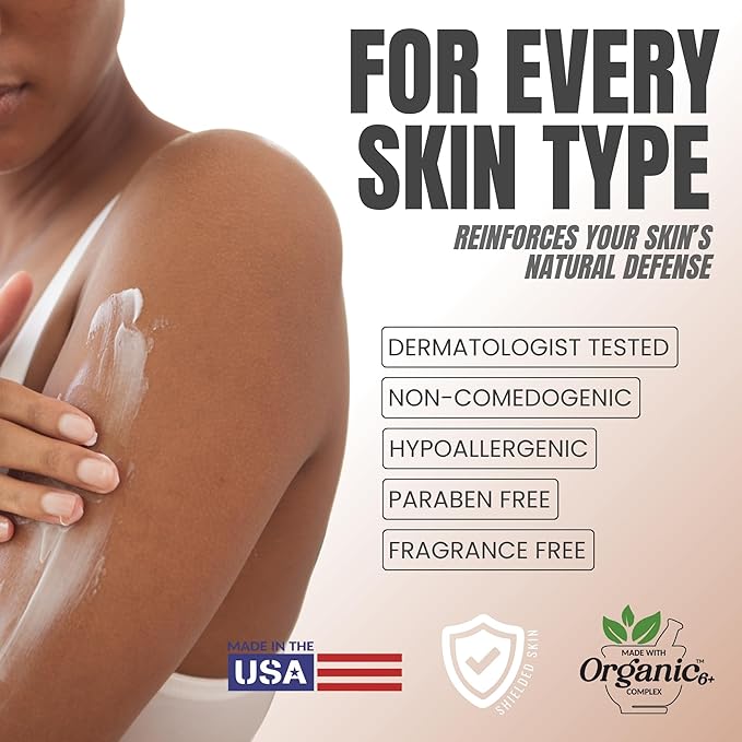 Vitamin C Moisturizer Body Lotion with Ceramides & Stem Cells, Rejuvenating Face & Body Lotion for Noticeably Youthful, Even Skin Tone, Lightweight, Fragrance-Free, 2-Pack 16.9 oz