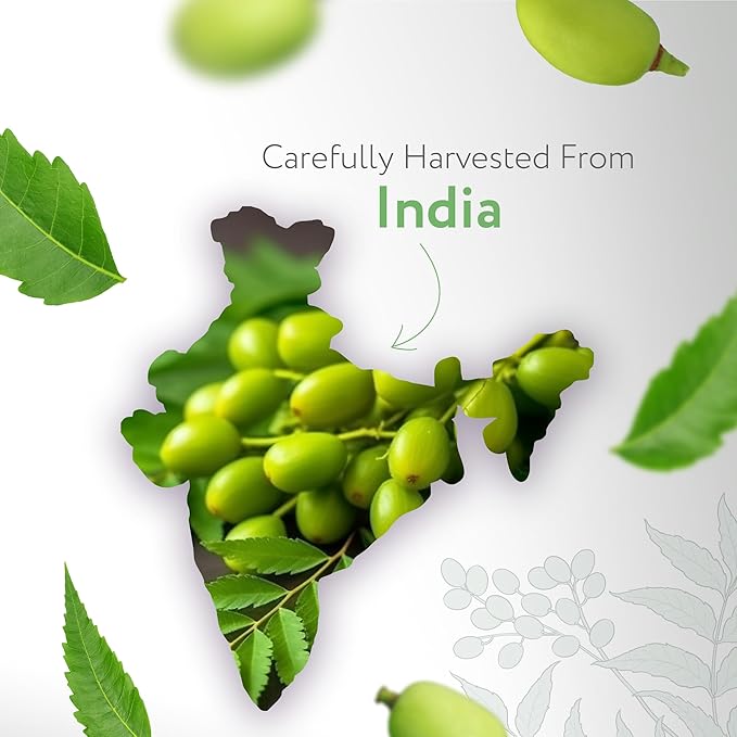 HBNO Organic Neem Oil - 4 oz (120ml) Value Size - Ideal for Face wash, Lotions, Skincare, and Hair Care Products (Glass Bottle)