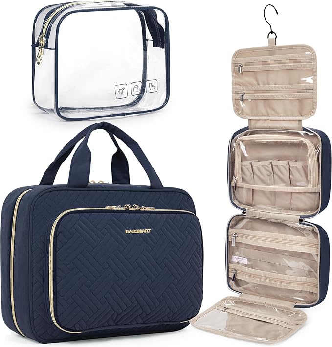 Bagsmart toiletry bag hanging travel