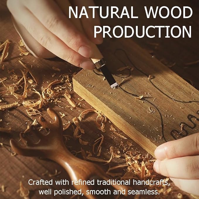 Natural Wooden Nose Guasha Massage Tools Anti-Static, Eyes Facial Wood Gua Sha Tool,face Manual Massager Tool, Multifunctional Handheld Meridians Acupoint Massage Tool,1 Pieces.