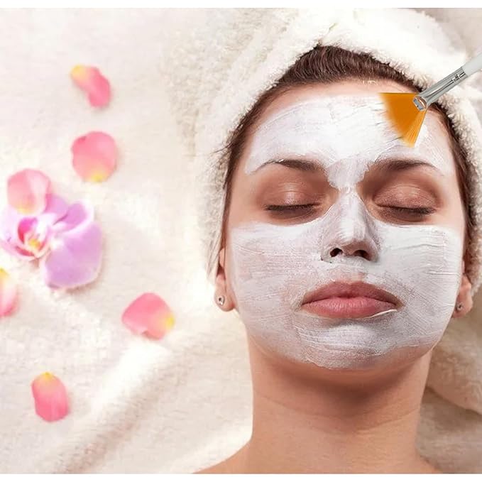 38PCS Face Mask Mixing Bowl Set,Esthetician Supplies Tool Kit with Facial Mask Bowl,Spatula Soft Brushes Wet Puff Headband Clay Applicator Tools,Esthetician Supplies for Facials