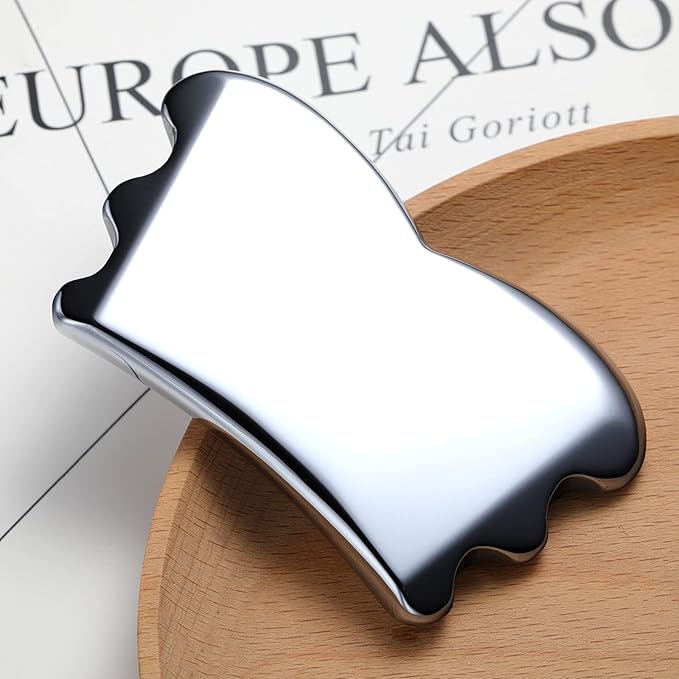 HOTACE Terahertz Energy Stone Gua Sha Scraper Tools Lymphatic Drainage Massager Facial Beauty Tools-Butterfly