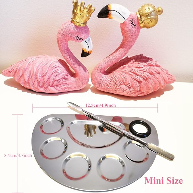 Makeup Palette Stainless Steel Cosmetic Palette 6-well