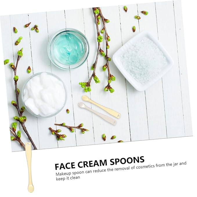 18pcs Face Cream Applicator Handy Cosmetic Spoons for Mask Application Smooth Texture Travel-friendly for Creams Lotions Skin