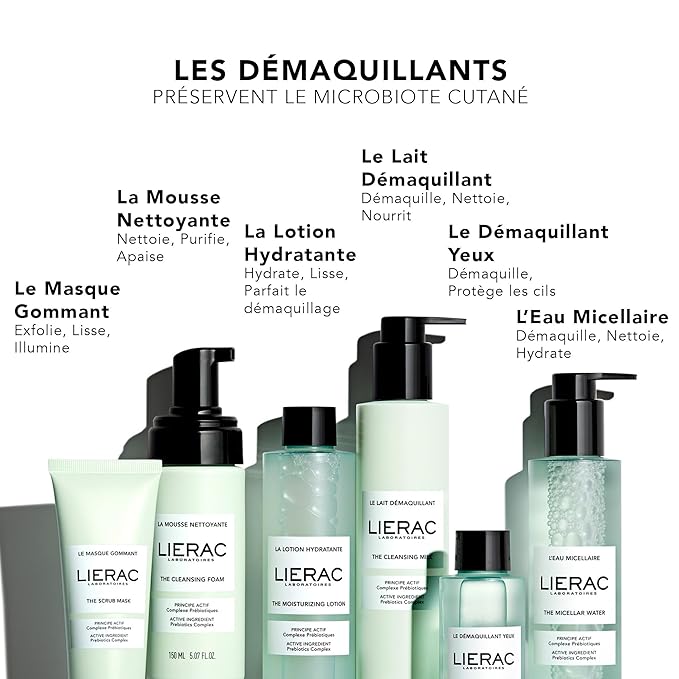 Lierac Demaquillant Moisturizing Face Toner- Hydrating & Gentle, Removes Traces of Residual Makeup & Impurities, Suitable for All Skin Types, Face Moisturizer for Women - 200ml Bottle