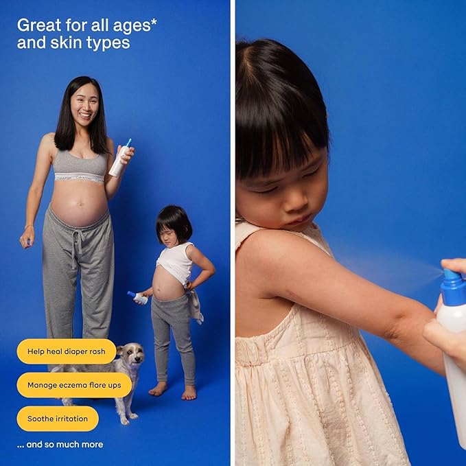 Magic Molecule Skin Cleanser for All Types, Hypochlorous Acid Spray Helps Heal Acne Prone, Eczema and Itchy Rashes and 50 Other Skin Ailments, 3.4 oz Spray (Pack of 2), Travel-Friendly