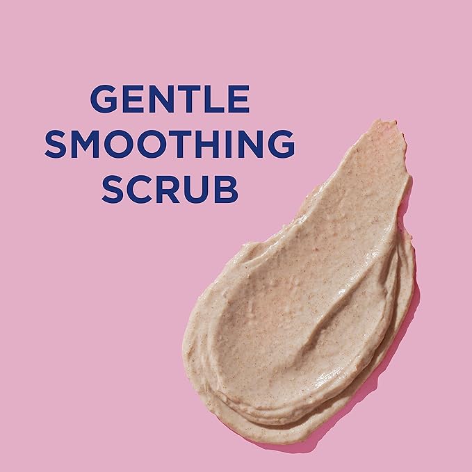 St. Ives Gentle Smoothing Face Scrub Our Gentlest Scrub Yet Rose Water and Aloe Vera Made with 100 percent Natural Exfoliants, Paraben Free, Oil-Free, Dermatologist Tested 6 oz (Pack of 2)
