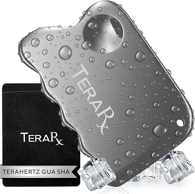 Terahertz Stone Gua Sha & Massage Tools – Authentic Terahertz Tools for Lymphatic Drainage, Tension Relief, and Facial Relaxation (Body Gua Sha)