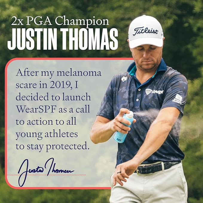 Wear SPF Performance Sport Sunscreen Spray – Water & Sweat-Resistant SPF 50