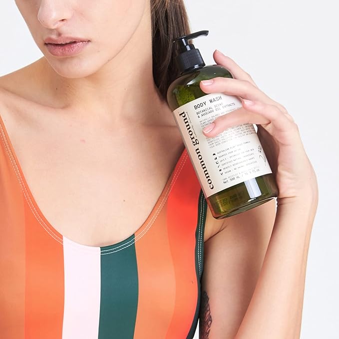 COMMON GROUND Natural Body Wash - Paraben & Cruelty Free, Vegan, Plant-Based, Botanical Freesia Scent & Avocado Oil Extracts - All Skin Types, Men & Women, Sensitive