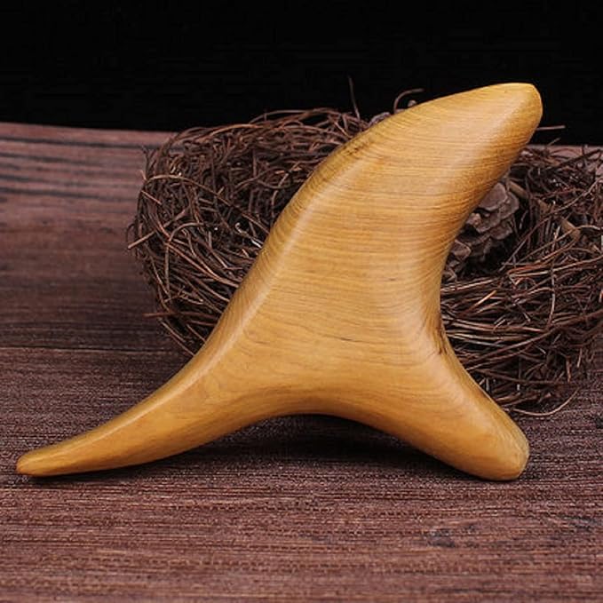 Broman Reflexology Tools, Wood Therapy Massage Tools, Widely Used as Head Neck Hand Waist Calf Leg Foot Massager, Small Tool but High Usefulness – Triangle Massager