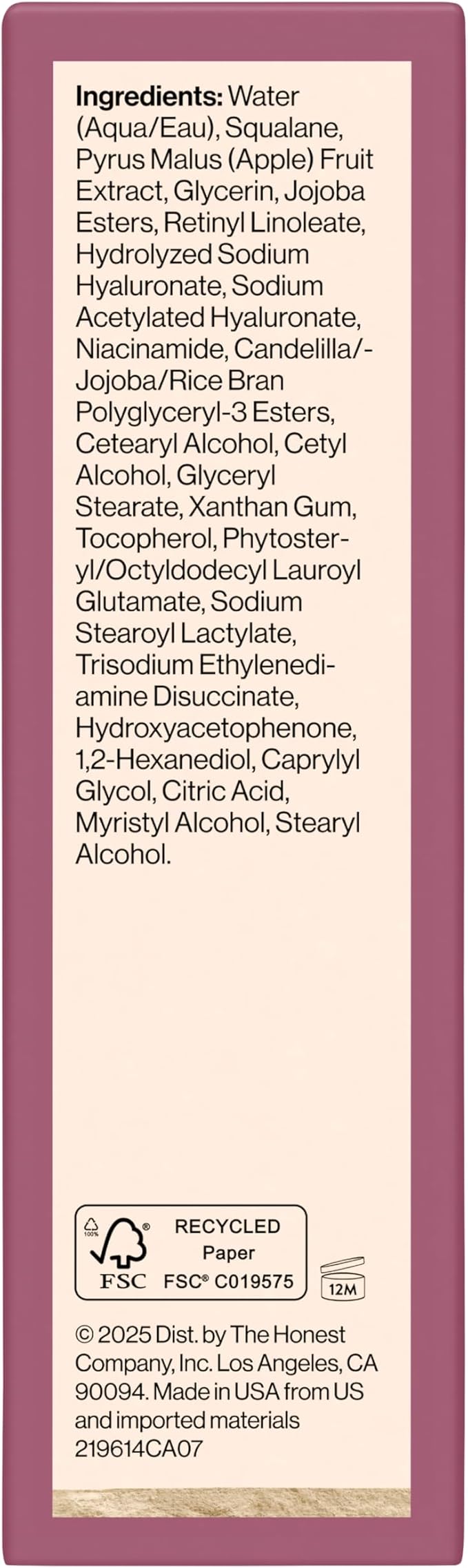 Honest Beauty Honestly Pure Nightly Retinyl Serum | Moisturizes, Exfoliates, + Reduces Fine Lines | Gentle for Sensitive Skin, Fragrance Free, Vegan | 1 fl oz