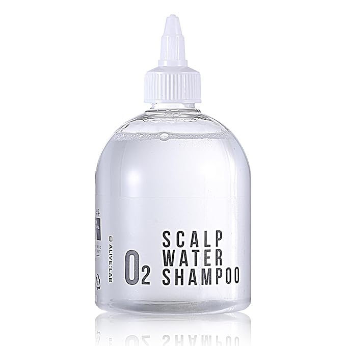 ALIVELAB O2 Scalp Water Shampoo for Sensitive Scalp, Itchy, Anti Dandruff, Deep Cleansing and Soothing, Hair Care, Scalp cleanser, Water Type, Liquid shampoo, Silicone-Free 11.38 fl oz