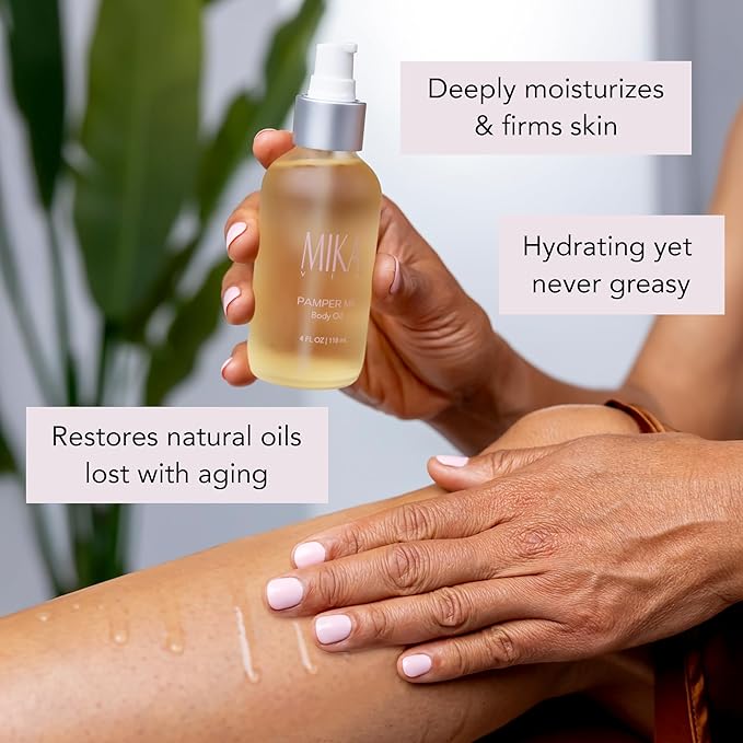 Organic Body Oil for Women | Hydrating & Moisturizing Body Oil after Shower | Certified Moisturizer for Dry Skin | Clean Beauty, Vegan and Paraben Free