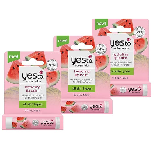 Yes To Watermelon Hydrating Lip Balm, Oz,