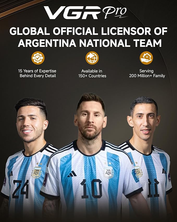 Shortcut Pro Self-Haircut Clippers Kit, Hair Clippers for Men Professional, Waterproof Cordless Hair Cutting Kit with Wide Curved Blade, Electric Razor Trimmer for Home Travel Use