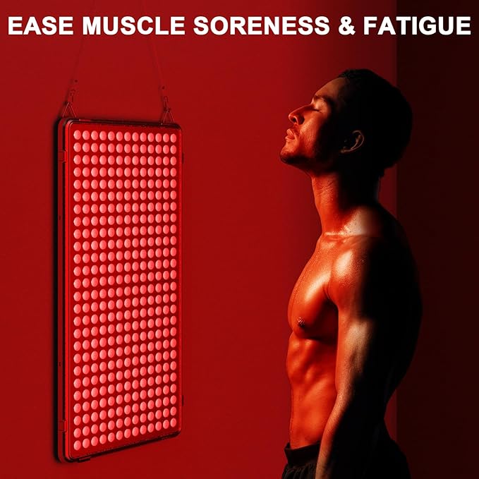 Red Light Devices for Face Full Body Red Light Lamp High Power Infrared Light Panel for Skin Health 660nm