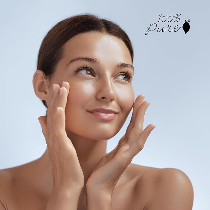 100% PURE Coffee Bean Face Serum EGCG, Licorice Root & Hyaluronic Acid Drops - Tighten, Brighten & Protect Daily Liquid Caffeine For Faded Skin - Ultimate Glow Skincare for Women & Men - 1 fl oz