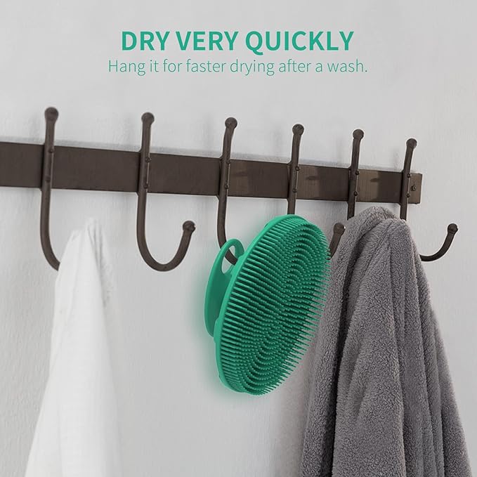 Silicone body scrubber 2 pack