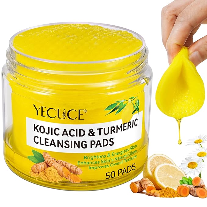 Turmeric kojic acid cleansing pads