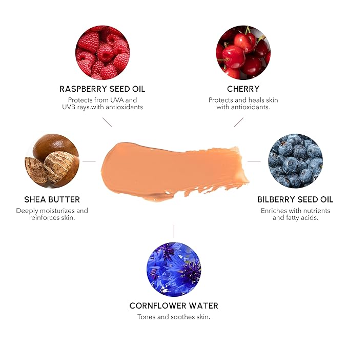 100% PURE BB Cream Shade 10 Luminous Full Face Coverage Skin Care & Glow - All-In-One Primer Concealer & Foundation Makeup - Shimmery, Dewy Youth Light Color w/Warm Undertone - Vegan - 1 Fl Oz